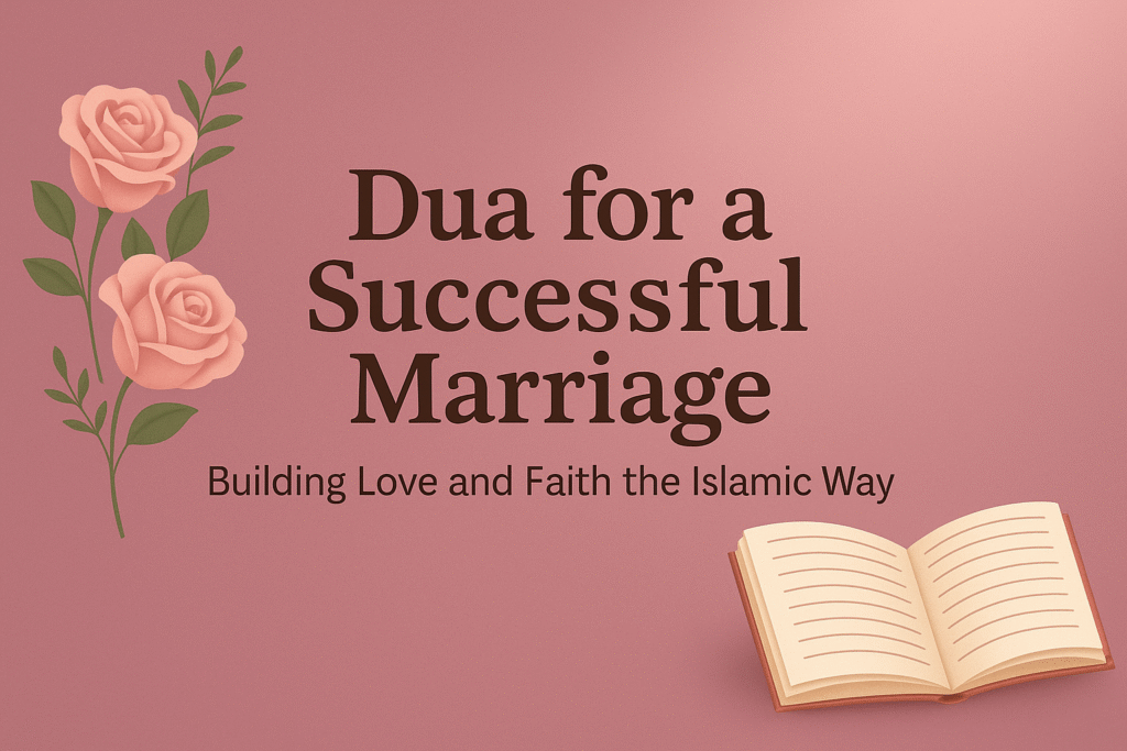 Find duas for a successful marriage from the Quran and Sunnah. Strengthen love, peace, and faith in your relationship with Islamic guidance.