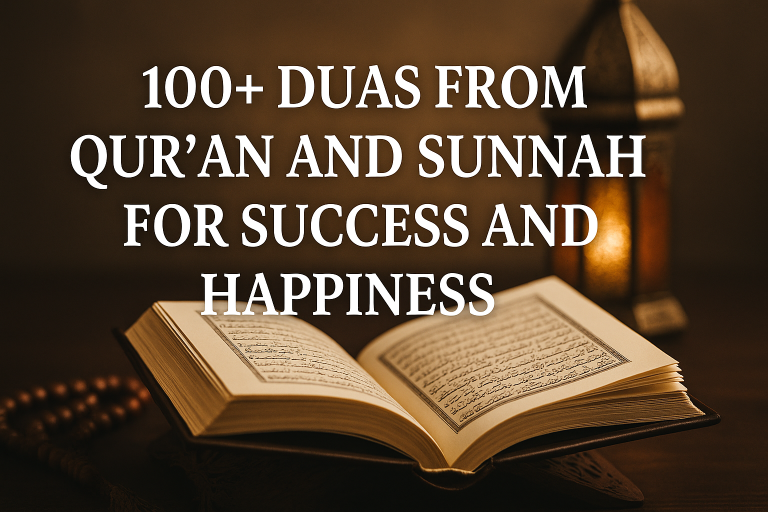 100+ Duas From Qur’an and Sunnah for Success and Happiness