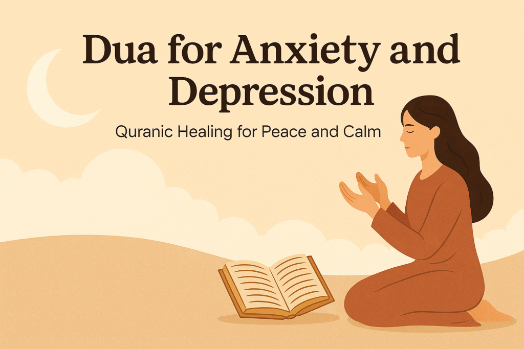 Find peace with Quranic dua for anxiety, depression, and fear. How Islamic prayer can heal emotional pain and bring calm to your heart.
